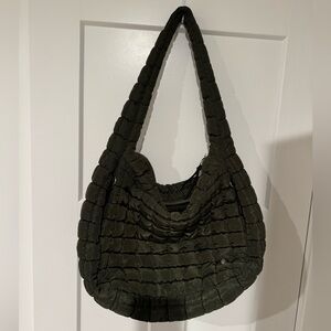 Free People Olive Green Tote Bag